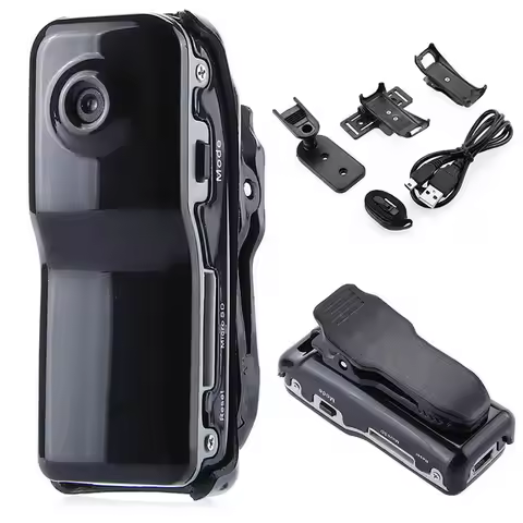 MD80 mini Camera Body Small Micro Video Mini Camera Police Pocket Cam Wearable Bike Portable DVR Mic