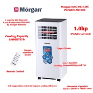 Morgan Portable Aircond MAC-093 LITE 1.0hp Portable Air Conditioner with remote control