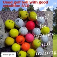 Used golf ball/bola golf terpakai/bola golf murah/Practice golf ball. condition 7/10 -  8/10. Grade 