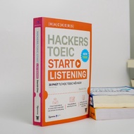 Sách - Combo Hacker TOEIC Vocabulary + Start Reading + Start Listening ( 3 cuốn ) - Mvn Books