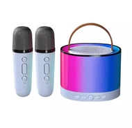 Speaker mini bluetooth 2 mic 1 karaoke Bluetooth 5.3 Set Mini Full Bass Portable Wireless Bluetooth 