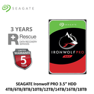 Seagate IronWolf Pro 3.5 NAS HDD 18TB/16TB/14TB/12TB/10TB/8TB/6TB/4TB NAS HDD Hard Disk Drive For RA