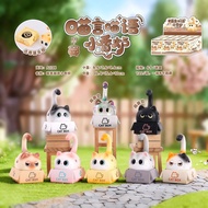 [Whole Box 6 Styles] Cartoon Home Decorations Meow Words Meow Words Small Incense Burner Desktop Dec