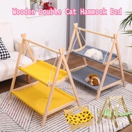 Cat Hammock & Bed Wooden Pet Swing Summer Cat Cradle Hanging Cat Bed Indoor Cat Swing 猫秋千吊床