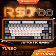 [FIRE] HE ATK RS7 TURBO Gaming Keyboard - ORANGE BLACK | Genuine - 8000Hz | - Maxpinggear