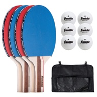 Ping Pong Paddle Set with Balls - 2 Player & 4 Player Table Tennis Paddle Kit - Full Ping Pong Start