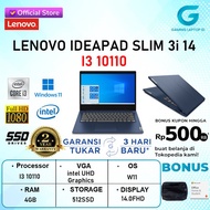Terlaris Laptop Lenovo Ideapad Slim 3i 14 Core i3 10110 4GB 512ssd