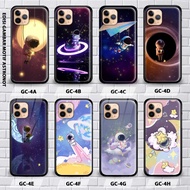 Tempered glass Case - Harcase softcase Astronaut Image GC-4 Case Samsung M10S Samsung A31 Samsung A3