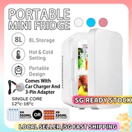 SG READY STOCK 8L Refrigerator Mini Freezer Outdoor Refrigerator Fridge Mini Peti Sejuk Mini Fridge Cosmetic Fridge Stor