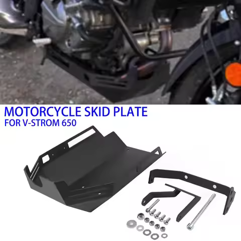 For SUZUKI V-STROM 650 DL650 DL650XT V Strom 650XT Skid Plate Lower Engine Guard Chassis Protection 