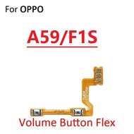 For OPPO F1s Switch Power ON OFF Key Mute Silent Volume Button Ribbon Flex Cable For OPPO A59/A59S/A