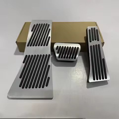 Car Accessories For BMW X5 X6 E70 E71 E72 F15 F16 F85 F86 Aluminum Footrest Pedal Accelerator Brake 