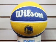 (布丁體育)Wilson NBA 隊徽系列 21 勇士隊 橡膠 籃球(7號尺寸) 勇士 