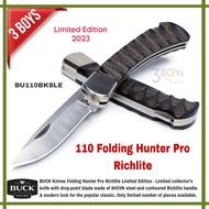 มีด Buck รุ่น 110 Folding Hunter Pro Richlite Limited Edition 2023 ใบมีด 3.75" เหล็ก S45VN พร้อมซองก