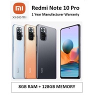 Xiaomi Redmi Note 10 Pro 8GB Ram 128GB Rom ( 1 Year local Manufacturing Warranty)