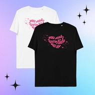 Flex F169 You Make Stray Kids Stay T-shirt Summer Cotton Shirt Short Sleeve Felix Hyunjin Minho Bang