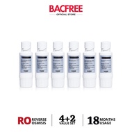 BACFREE Reverse Osmosis n 6-in-1 Value Set Filter Cartridge Replacement for Watero RO