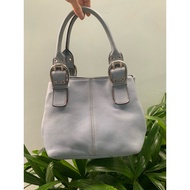 Blue branded handbag size 24