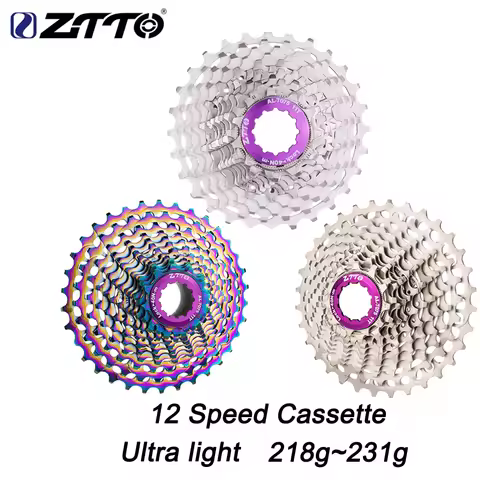 ZTTO LIGHTWEIGHT Road Bike 12V Cassette 34T Sprocket 12 Speed 11-28T 32T SLR Compatible HG System 12
