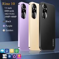 โทรศัพท์มือถือ Rino10 Pro 5G รองรับ2ซิม รองรับแอพธนาคาร ไลน์ ยูทูป Smartphone 4G/5G แรม12GB รอม512GB Mobile phone โทรศัพท์ราคาถูก มือถือราคาถูกๆ โทรศัพท์สำหรับเล่นเกม ส่งฟรี พร้อมส่งในไทย มีบริการเก็บเงินปลายทาง