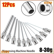 ELAINE 12Pcs Dispensing|Needle, Metal Stainless Steel Industrial Glue Injection Needle,  25mm Blunt 