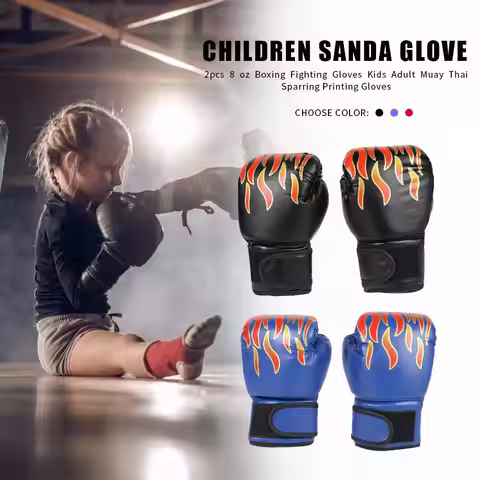 Kids Boxing Gloves Children Fighting Gloves Professional Boxing Training Gloves Kid Sandbag Training