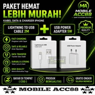 Bundling Charger - 2 Meter Lightning Cable & 5 Watt Power Adapter.
