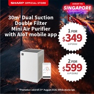 SHARP 30m2 Purefit MINI Air Purifier FP-S42E-L (Light Gray) air purifier sharp