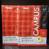 (1 PCS) A5 BINDER CONTENTS 100 MY CAMPUS