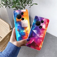 For TCL 60 NxtPaper /TCL 60 SE NxtPaper Case Marble Flower Print Pattern Phone Casing For TCL 60 XE 