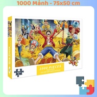 Onepiece Treasure 1000 Piece Jigsaw Puzzle Set Helps Relieve Stress and Entertain 75x50 cm