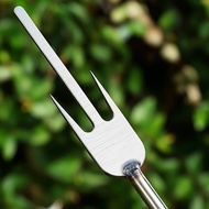 4 Pieces Stainless Steel Garlic Scape Cutter Long Handle 3 Prong Harvest Cutter Long-Lasting for Far
