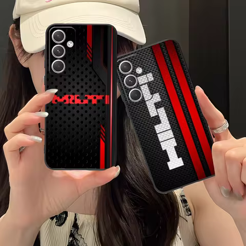 Mobile H-Hiltis Phone Case for Samsung Galaxy S25 S24 S23 S22 S21 S20 S10 S9 Plus FE Ultra Lite Blac