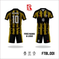 Jersey Futsal Baju Jersey Bola Quick Dryfit | Kaos Olahraga Runinng | Full Printing Sublimasi Free Custom Nama dan Logo