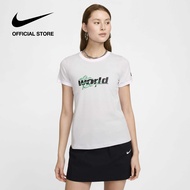 Nike Womens Sportswear Ringer T-Shirt - Pure Platinum [HQ3319-043]