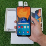 Handphone samsung a20 3/32gb second seken bekas murah
