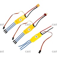 CAST Speed Controller, Helicopter Boat Banana Head T Plug XT60 ESC Brushless Motor, Replacement 30A/