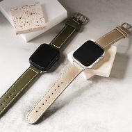 Apple watch - 【特別限定色】車線真皮蘋果錶帶