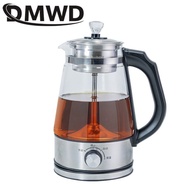 DMWD 1L Electric Kettle Coffee Tea Maker Thermos Black Pu 'er Glass Te