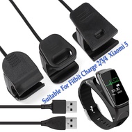 【LUCHY】นาฬิกาสมาร์ท Fitbit Charge 2/3/4 สาย ทดแทน อุปกรณ์เสริมอัจฉริยะ สายชาร์จ USB คลิปชาร์จ Xiaomi