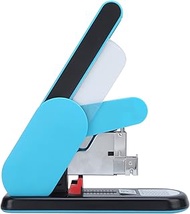 Heavy Duty Stapler Labor Saving Desk Stapler Anti Pinch Hand Office Stapler 190 Pages Desktop Stapler Grip Handheld Stapler High Capacity Mini Stapler for Office Home School (Color : Blue)
