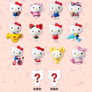 ▩new hallo blind box miniso famous product hellokitty Hello Kitty 45th anniversary girl desktop a