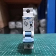 MCB NADER NDB1-63 C16 1P MCB 16 Ampere 1 Pole