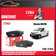 TRW Front Brake Pad for Nissan NV200 Year 2012+ (GDB3502)