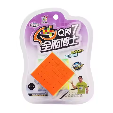 Zhisheng Yuxin QN 7x7x7 Stickerless Cube 7-layer Magico Puzzle 7x7 Cubo Magico Professional Game Kid