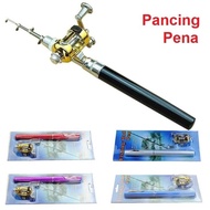 Pancingan Pulpen Mini Fishing Rod Pen Joran Pancing Pulpen Pancingan - Pena Hitam|paket pancing murah