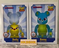 BE@RBRICK Toy Story Bunny 400% & 100%+Ducky 400% & 100%