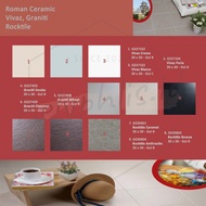 Keramik Roman 30x30 | Vivaz Graniti Rocktile | Keramik Lantai Kasar