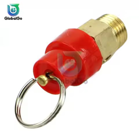 1/4'' Air Compressor Safety Release Relief Valve Connector Air Gas Pressure Relief Regulator 1KG 3KG