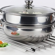 28CM Steamer Food Steamer Stainless Steel Cooking Pot Kitchenware